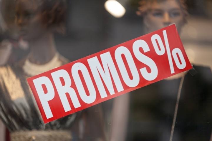 Letrero de promociones